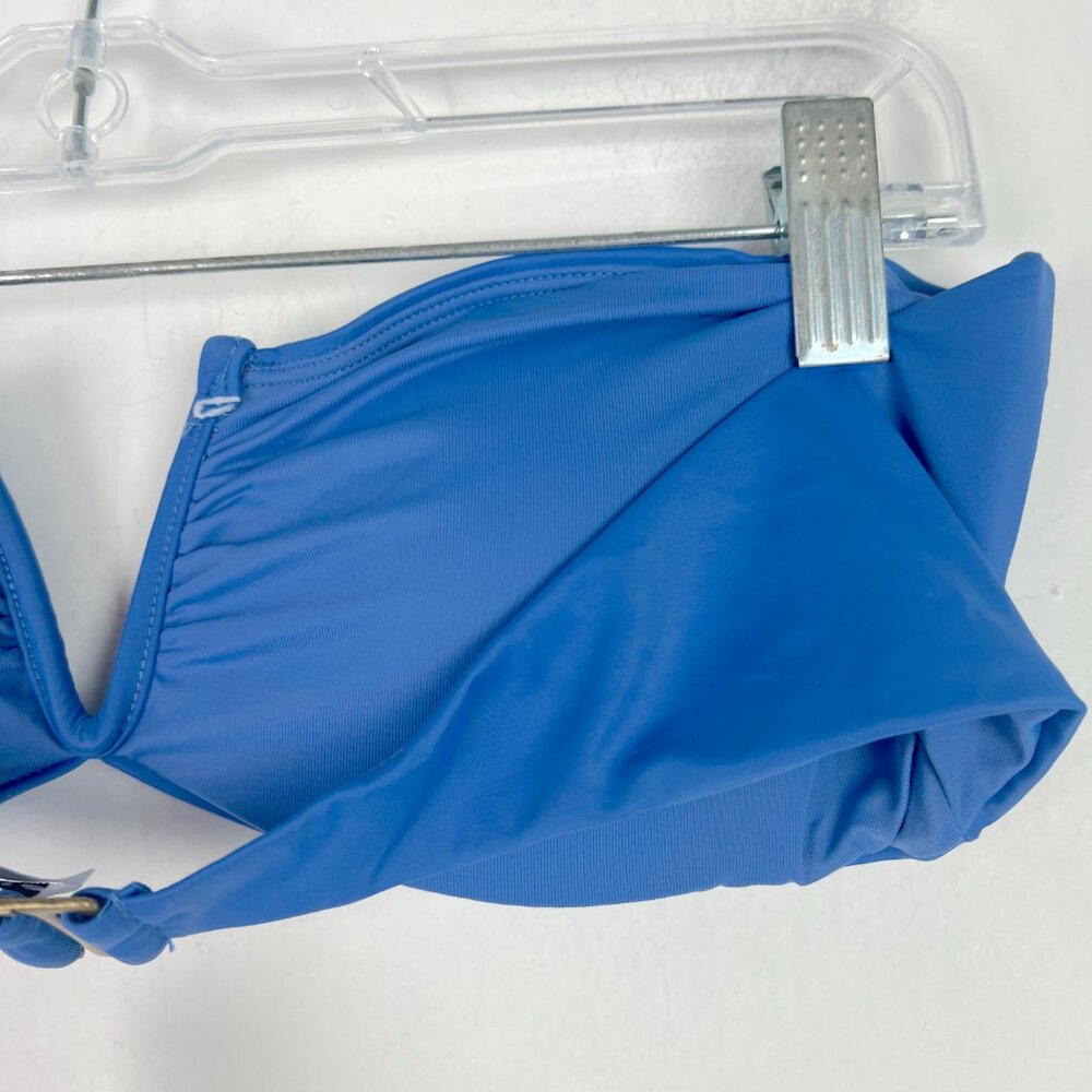 NWT Andie Swim The Scala Top Flat Strapless Horizon Blue Size Large L NEW - Picture 7 of 11